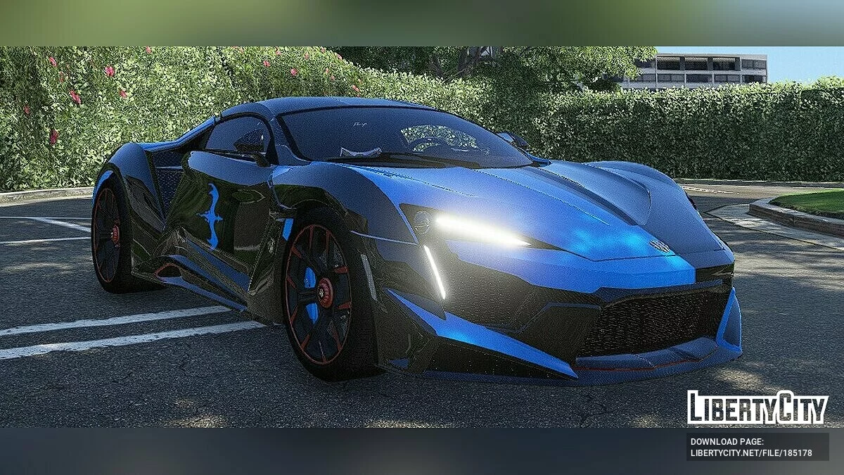 W-Motors Fenyr Supersport 2016 Drachen Yin Yang Lackierung / GTA 5