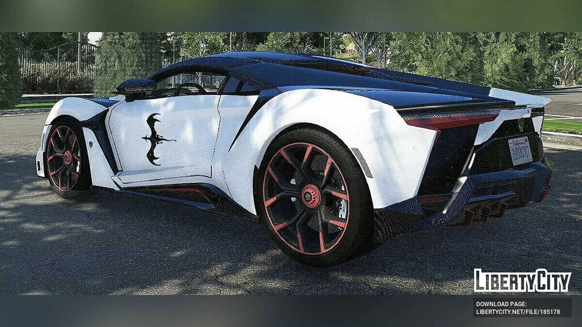 W-Motors Fenyr Supersport 2016 Drachen Yin Yang Lackierung / GTA 5