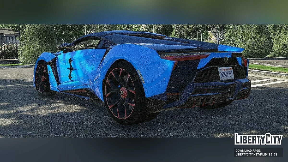 W-Motors Fenyr Supersport 2016 Drachen Yin Yang Lackierung / GTA 5