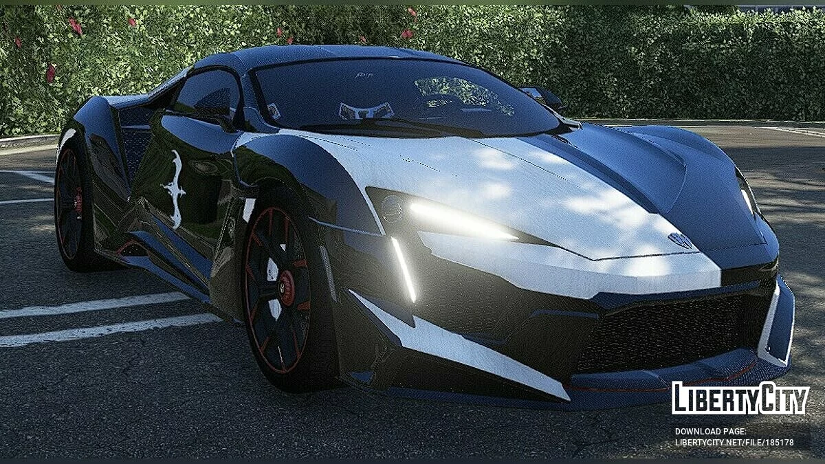 W-Motors Fenyr Supersport 2016 Drachen Yin Yang Lackierung / GTA 5