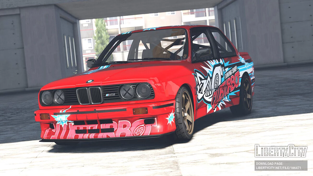 BMW M3 E30 1990 CLUBTURBO فينيل 1.0 / جي تي أي 5