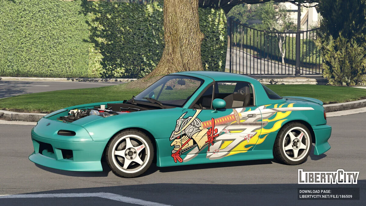Vinil Hero do Mazda MX-5 Miata (NA6C) 1.0 / GTA 5