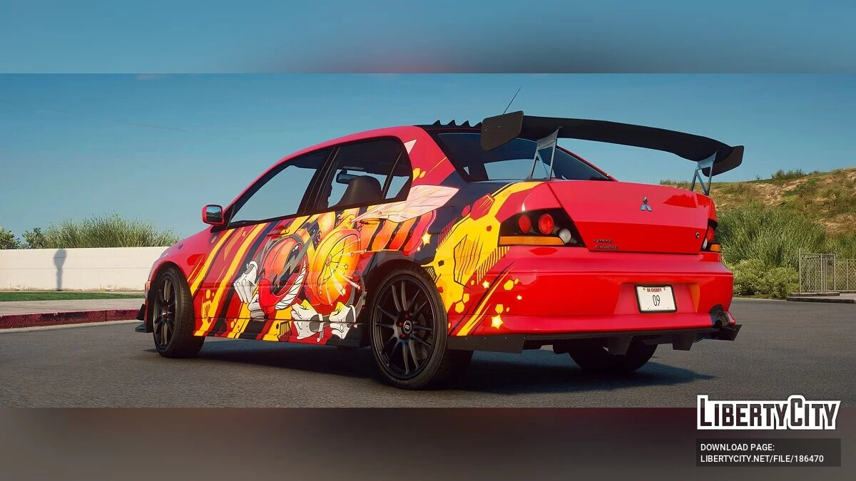 Mitsubishi Lancer Evolution IX 2005 Bee Vinyl 1.0 / GTA 5