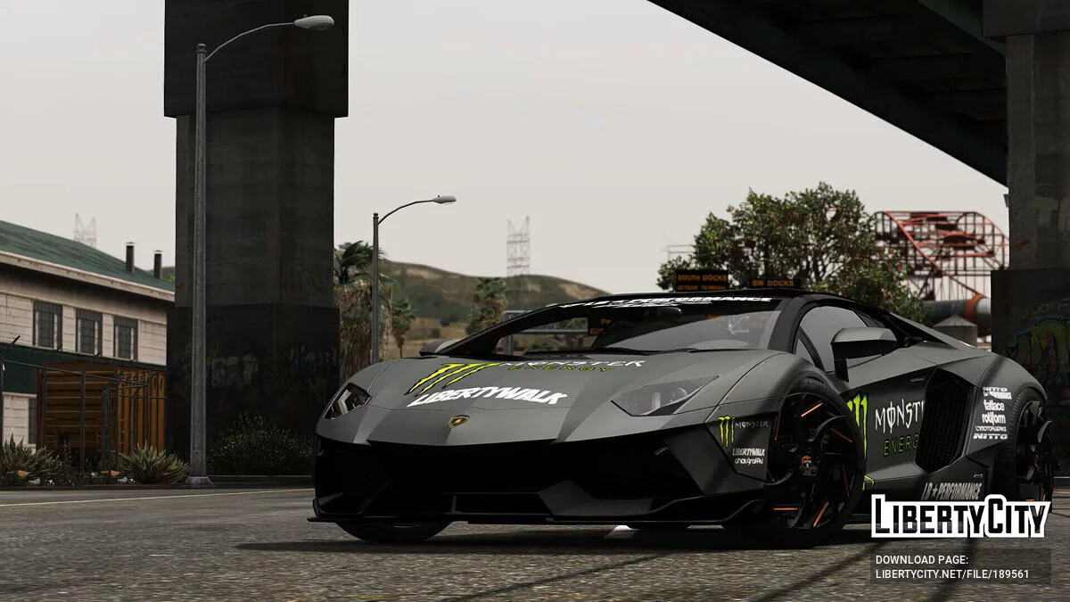 Lamborghini Aventador LP700-4 Uniform-LB (Référence de Liberty walk Official) v1.2 2013 / GTA 5