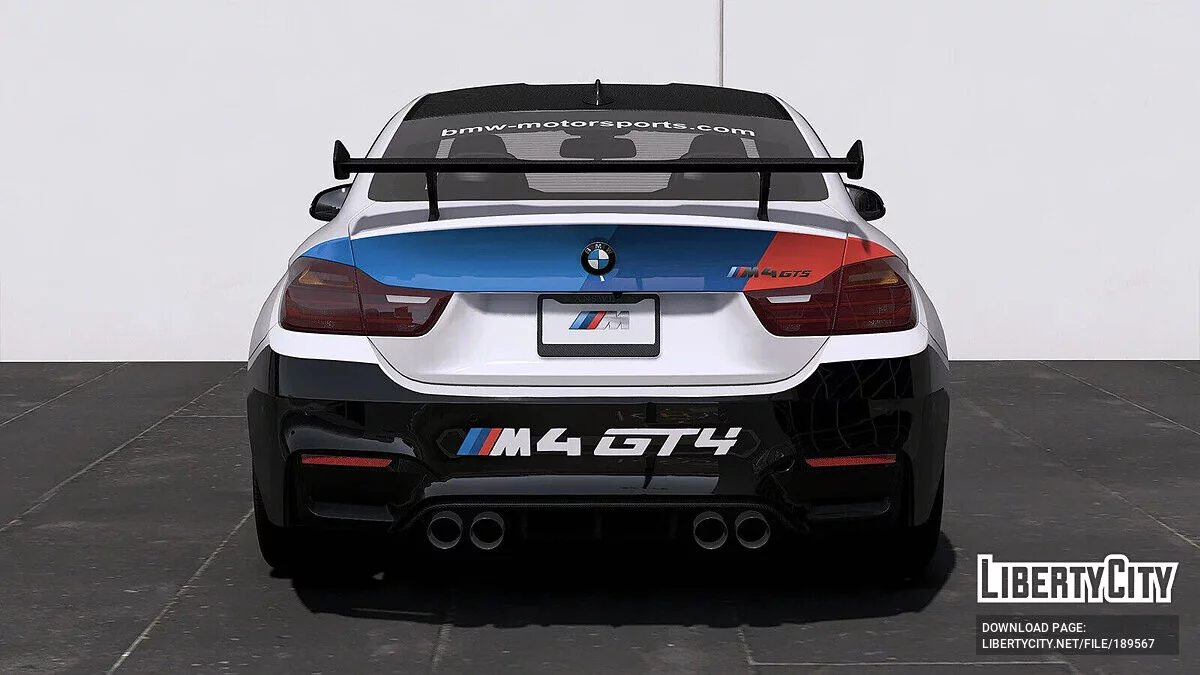 (2014 BMW M4 F82) M Motorsport BMW M4 GT4 Lackierung v1.0 / GTA 5