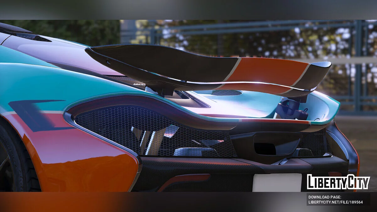 2014 McLaren P1-Uniform-GULF (Referenz von FH3) v1.3 / GTA 5