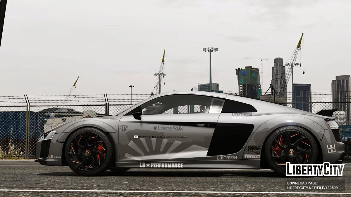 2017 Audi R8 V10 Liberty Walk v1.0 / GTA 5