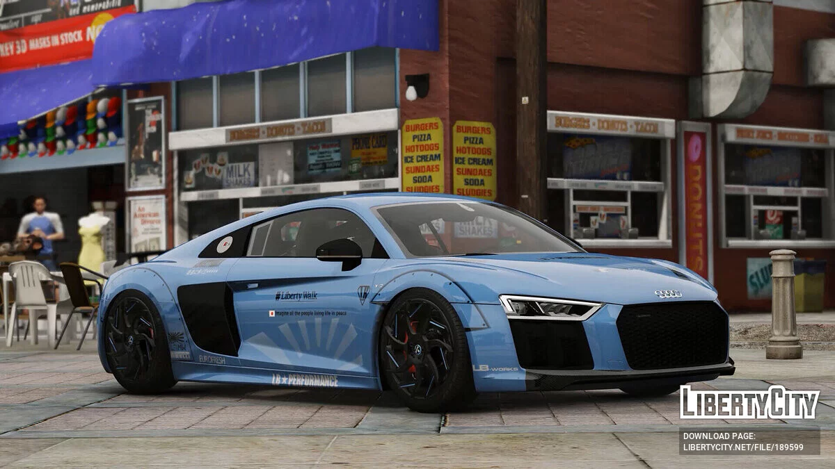 2017 Audi R8 V10 Liberty Walk v1.0 / GTA 5