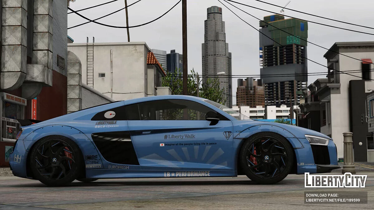 2017 Audi R8 V10 Liberty Walk v1.0 / GTA 5
