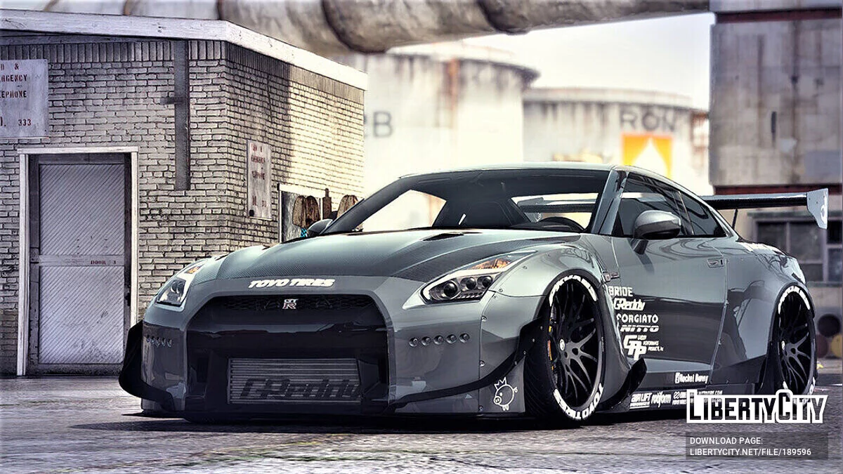 2017 Nissan GTR-RocketBunny v1.0 / GTA 5