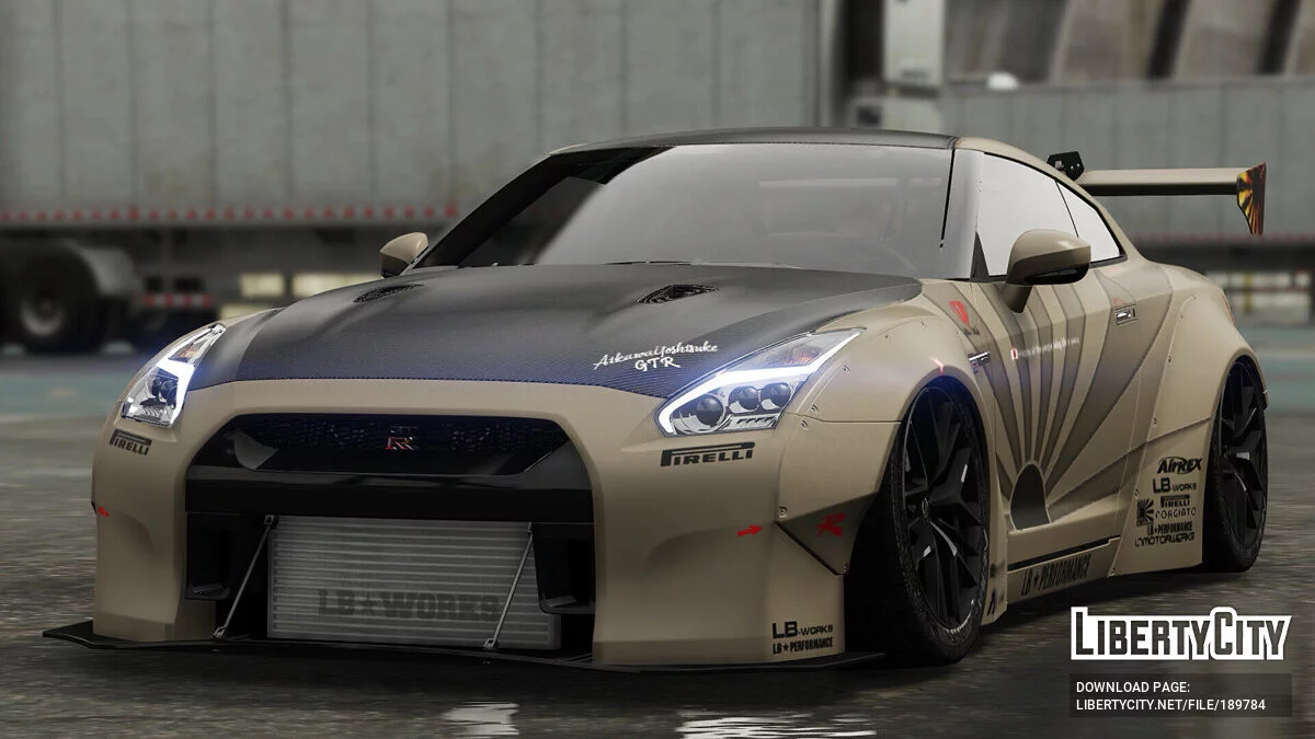2017 Nissan GTR - Уніформа (Посилання з Liberty Walk) v1.0 / GTA 5