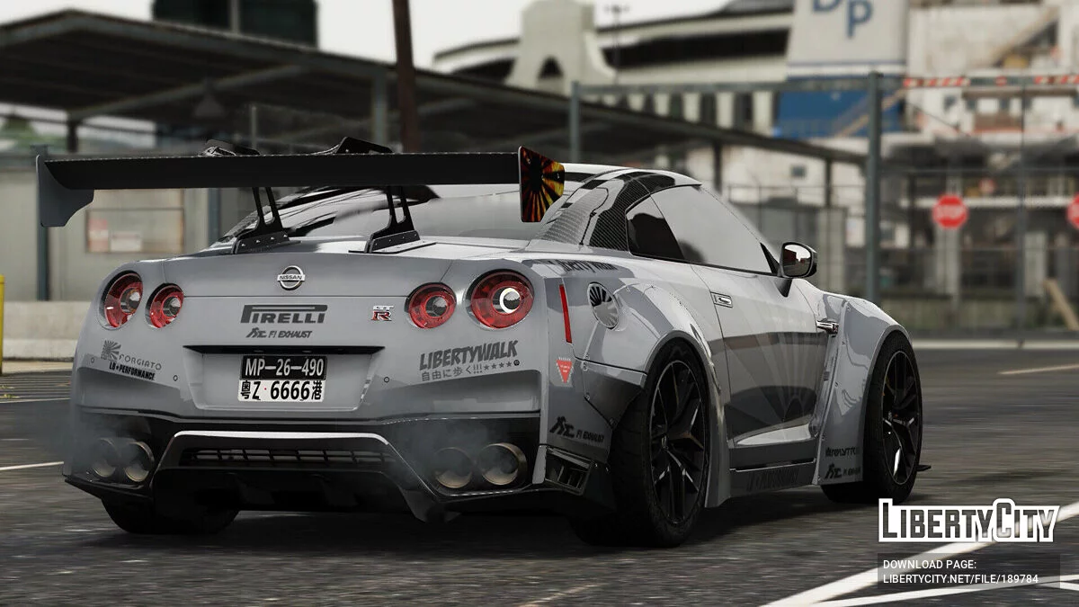 2017 Nissan GTR - Уніформа (Посилання з Liberty Walk) v1.0 / GTA 5