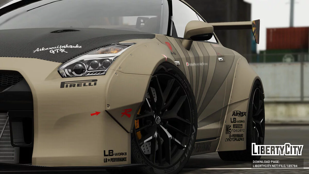 2017 Nissan GTR - Уніформа (Посилання з Liberty Walk) v1.0 / GTA 5