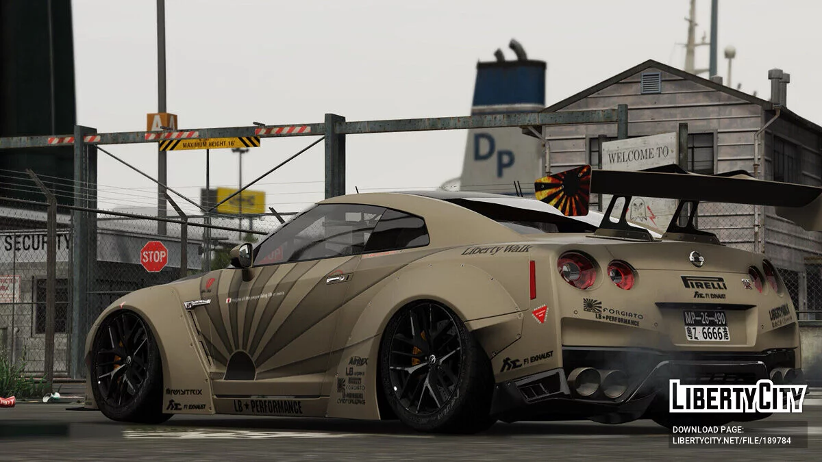 2017 Nissan GTR - Уніформа (Посилання з Liberty Walk) v1.0 / GTA 5