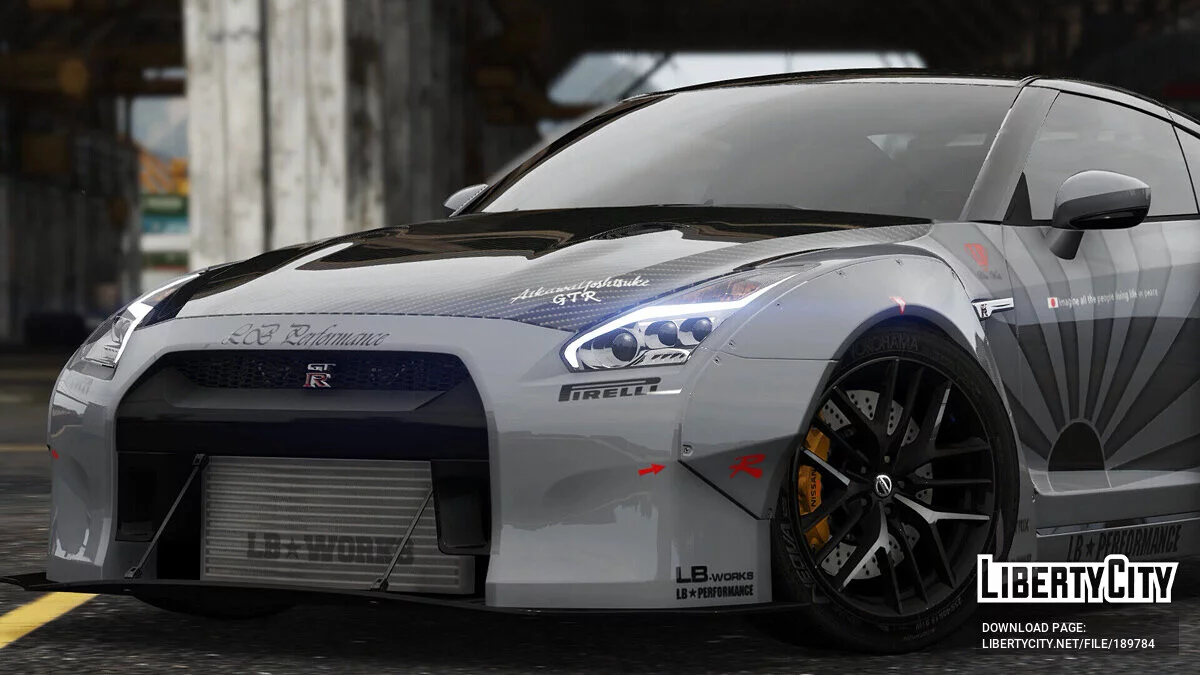 2017 Nissan GTR - Уніформа (Посилання з Liberty Walk) v1.0 / GTA 5