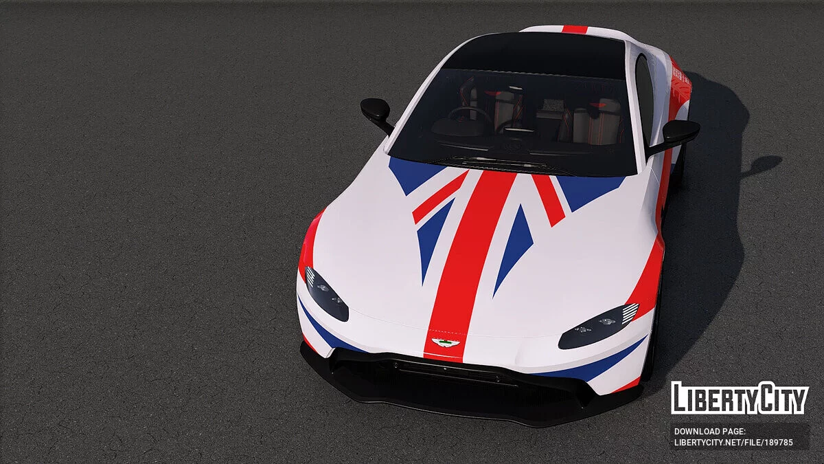 2018 Aston Martin Vantage GREAT Union Jack ліврея / GTA 5