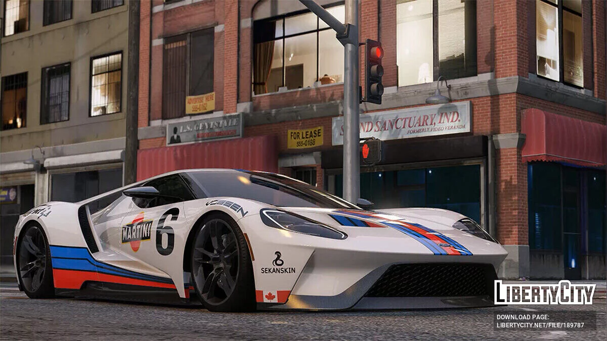 Ford GT MARTINI 4K v1.0 / GTA 5