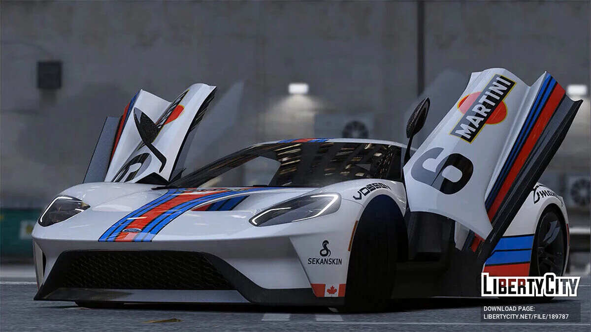 Ford GT MARTINI 4K v1.0 / GTA 5