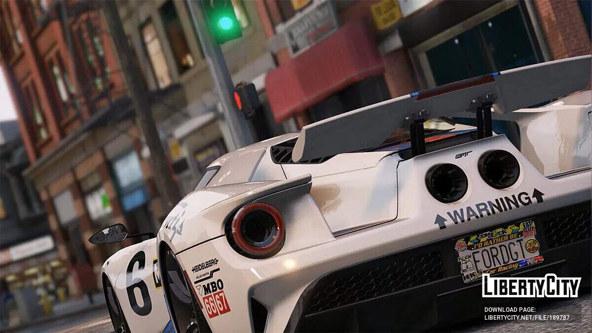 Ford GT MARTINI 4K v1.0 / GTA 5