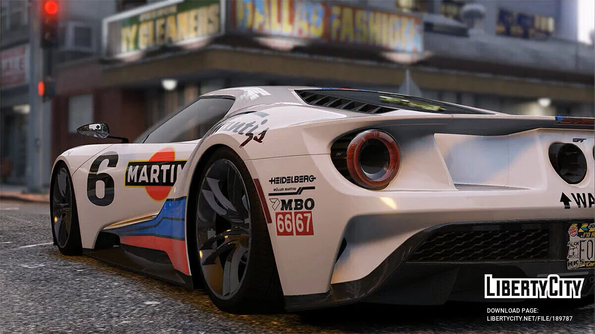 Ford GT MARTINI 4K v1.0 / GTA 5