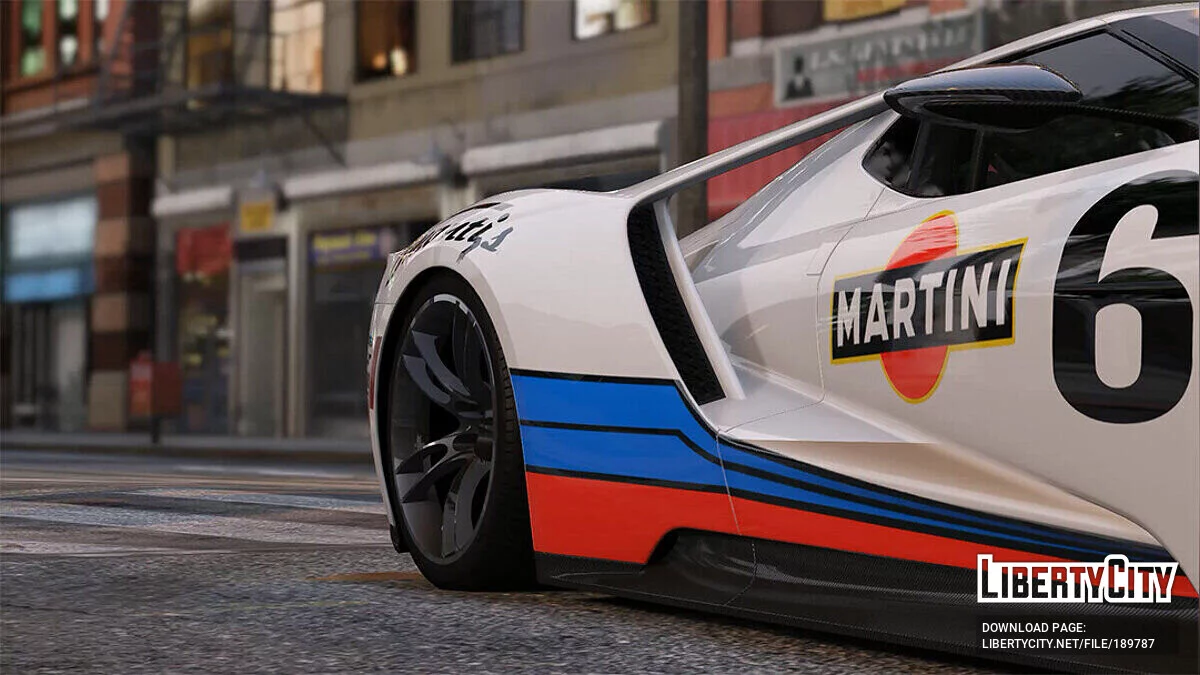 Ford GT MARTINI 4K v1.0 / GTA 5