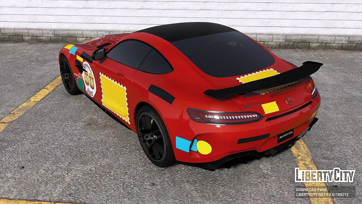 Mercedes-Benz AMG GT R 2017 Red Pig / GTA 5