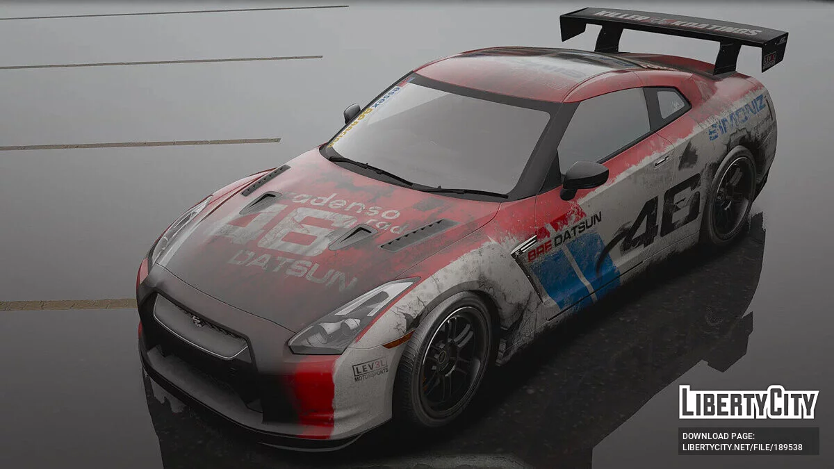 Nissan GTR (R35) BRE DATSUN livery / GTA 5
