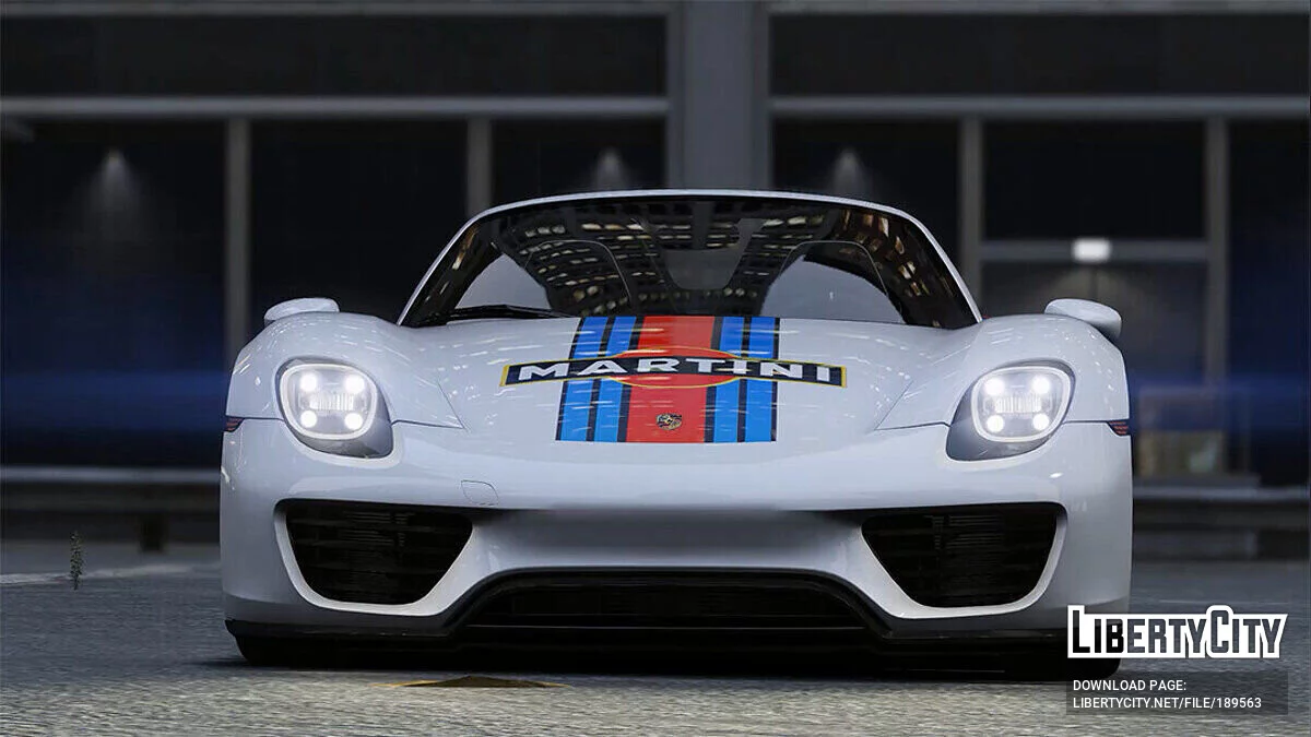 Porsche 918 Spyder Martini v2.0 / GTA 5