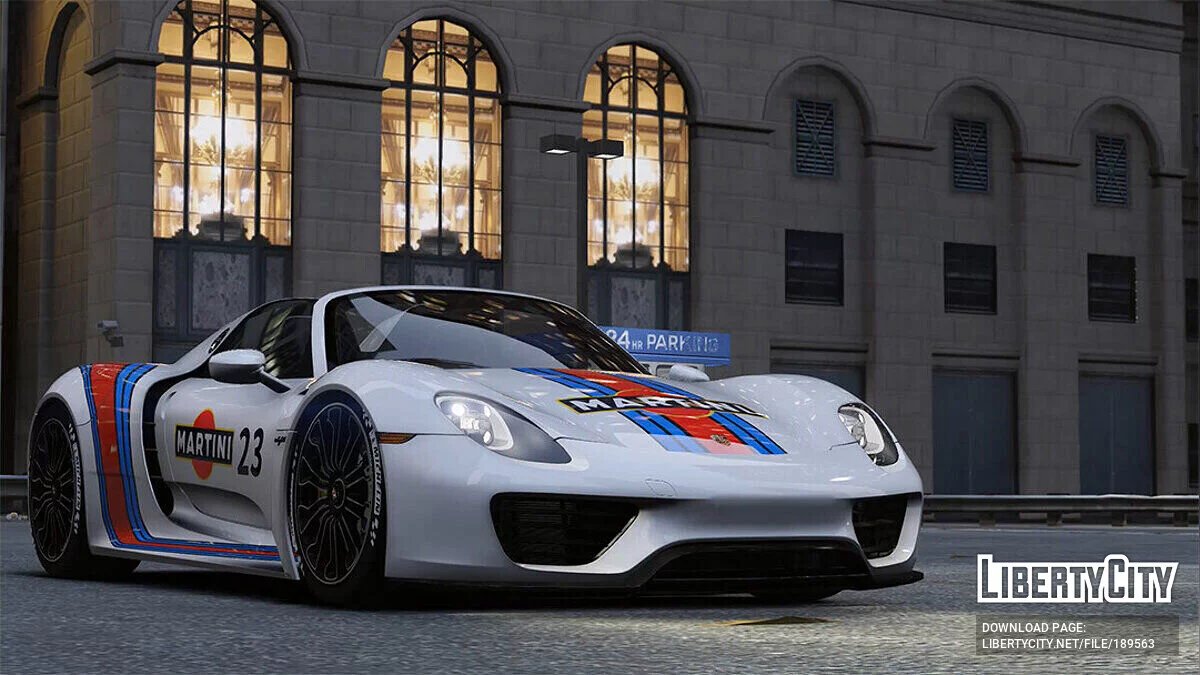 Porsche 918 Spyder Martini v2.0 / GTA 5