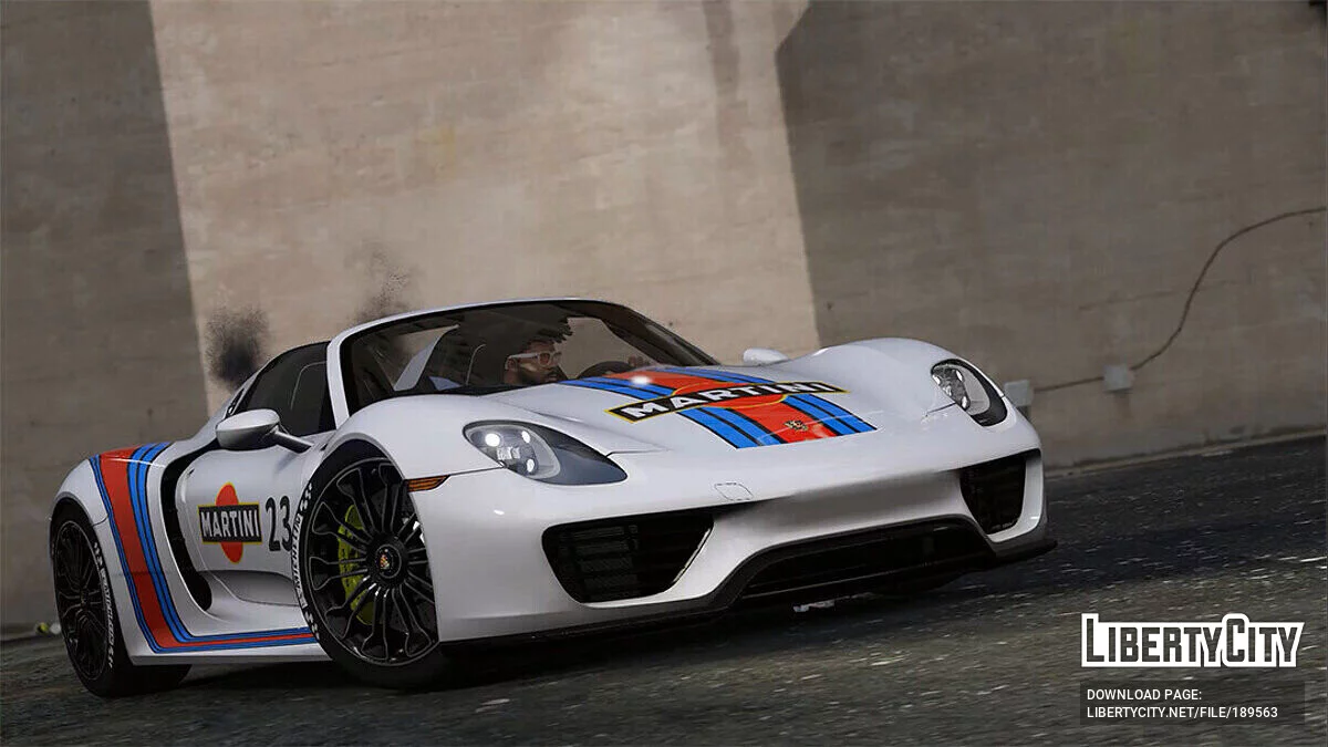 Porsche 918 Spyder Martini v2.0 / GTA 5