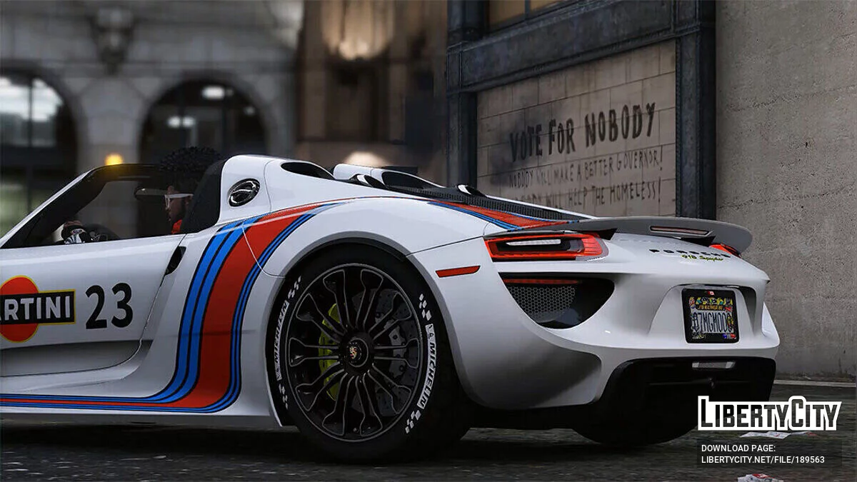 Porsche 918 Spyder Martini v2.0 / GTA 5