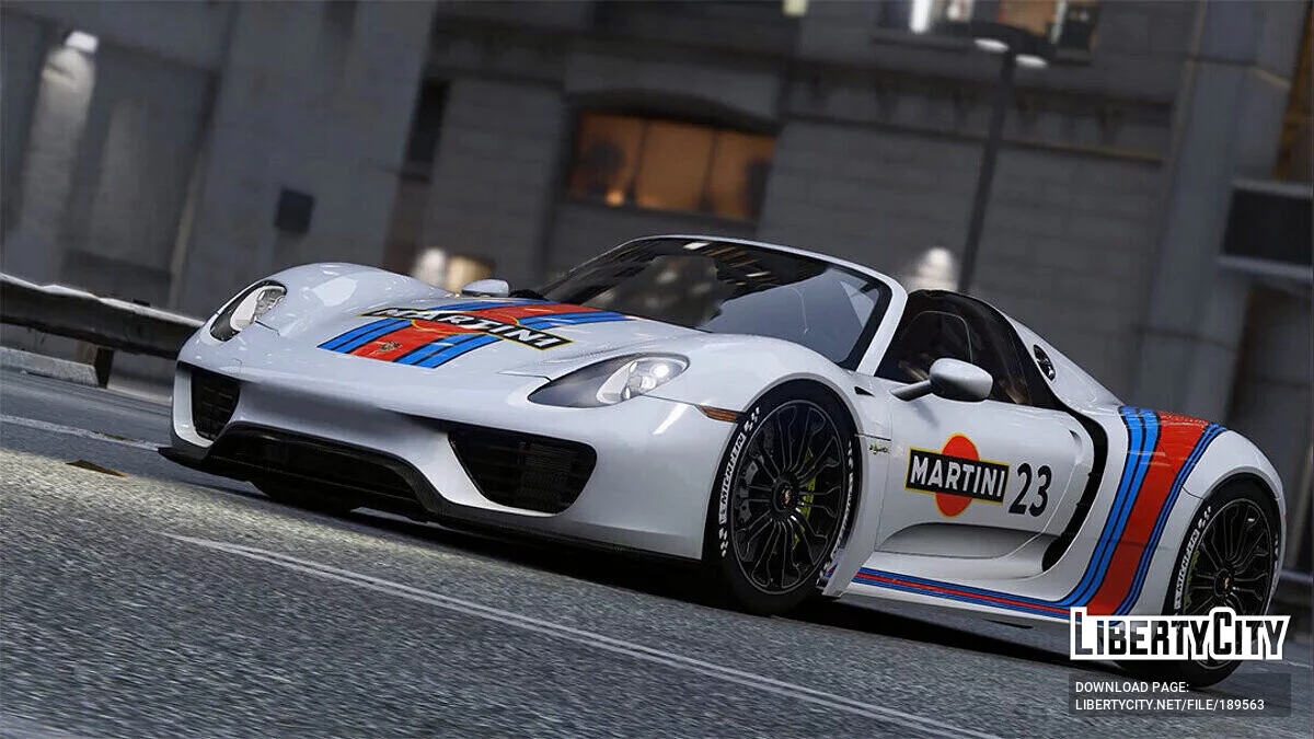 Porsche 918 Spyder Martini v2.0 / GTA 5
