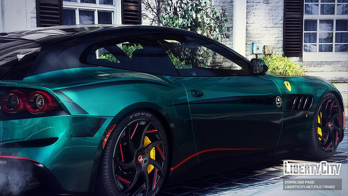 2017 Ferrari GTC4 Paintjob v1.0 / جي تي أي 5