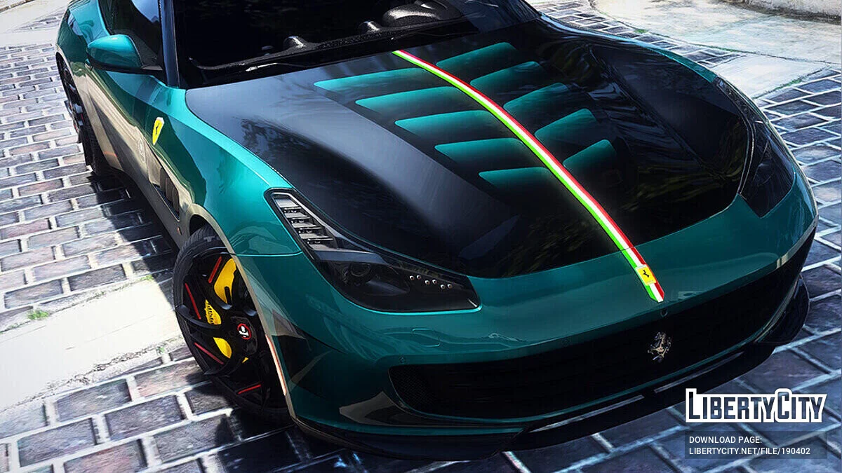 2017 Ferrari GTC4 Paintjob v1.0 / جي تي أي 5