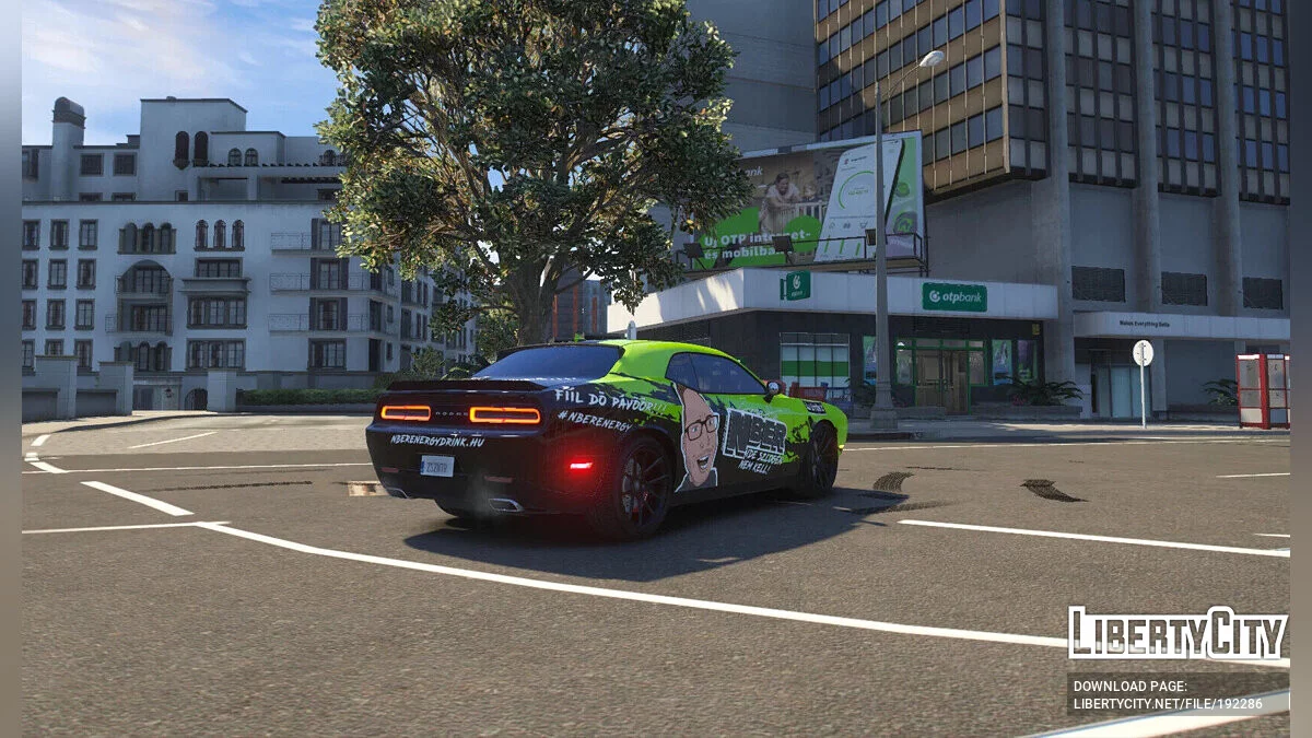 Dodge Challenger Zsozeatya NBER ENERGYDRINK Livery v1.0 / GTA 5