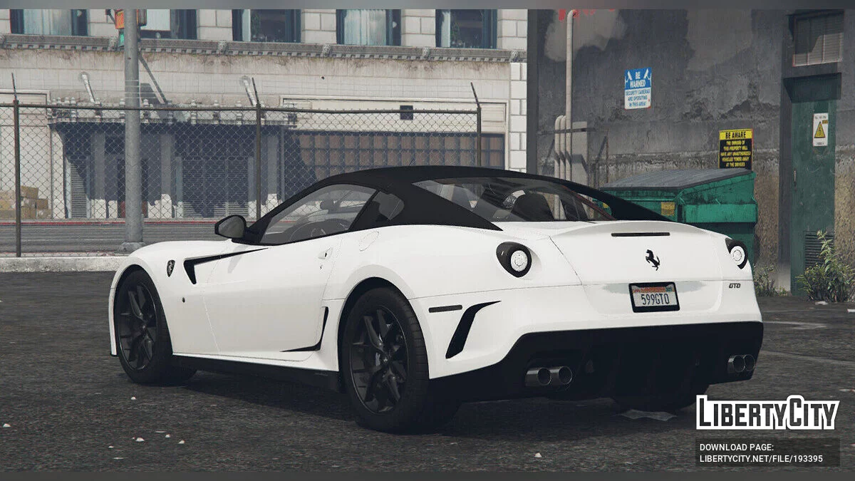 Ferrari 599 GTO Monotone / GTA 5