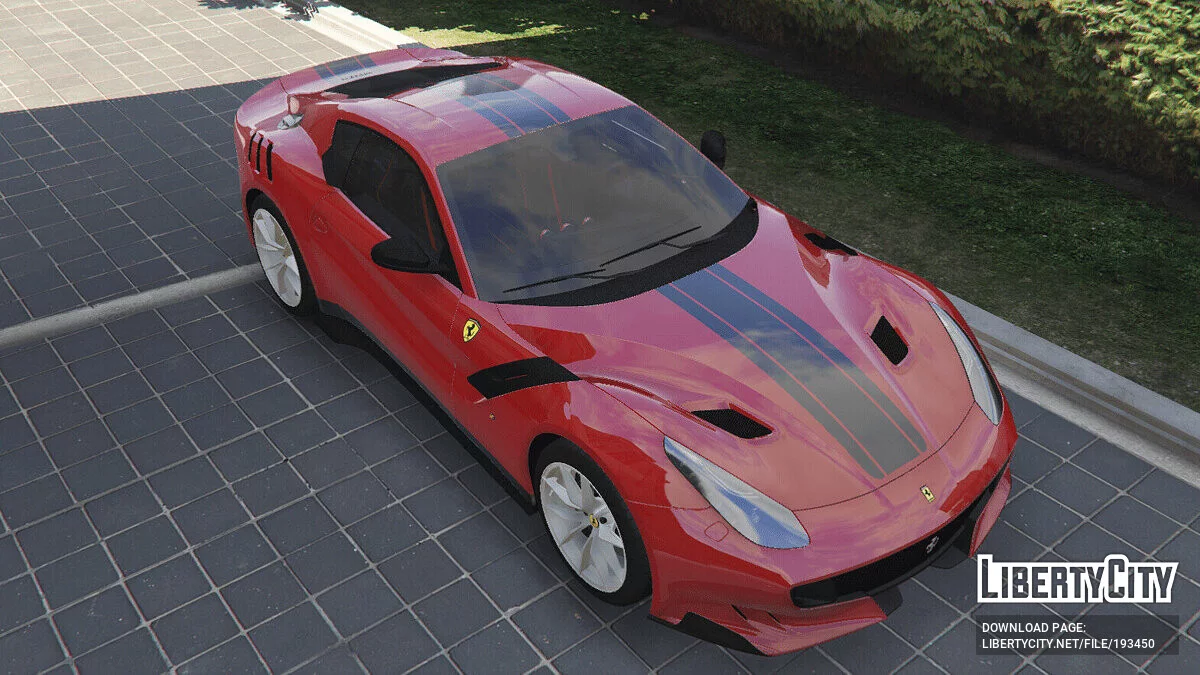 Ferrari F12 TDF Stripes/Full Carbon Fiber FINAL / GTA 5