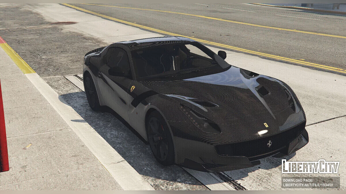 Ferrari F12 TDF Stripes/Full Carbon Fiber FINAL / GTA 5