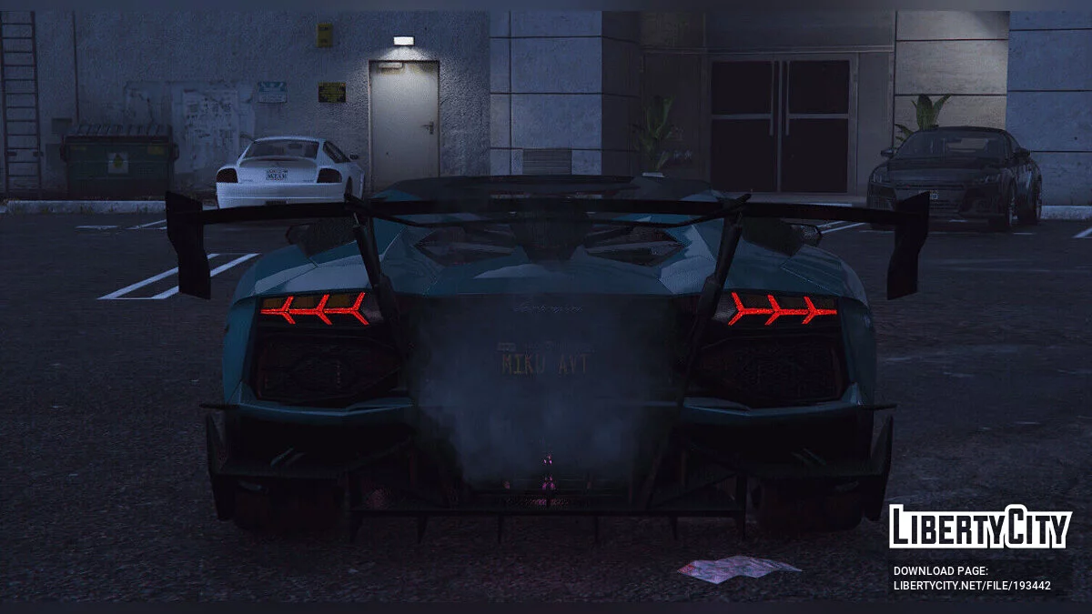 Lamborghini Aventador LP700-4 Roadster (Hatsune Miku - Project DIVA) / GTA 5