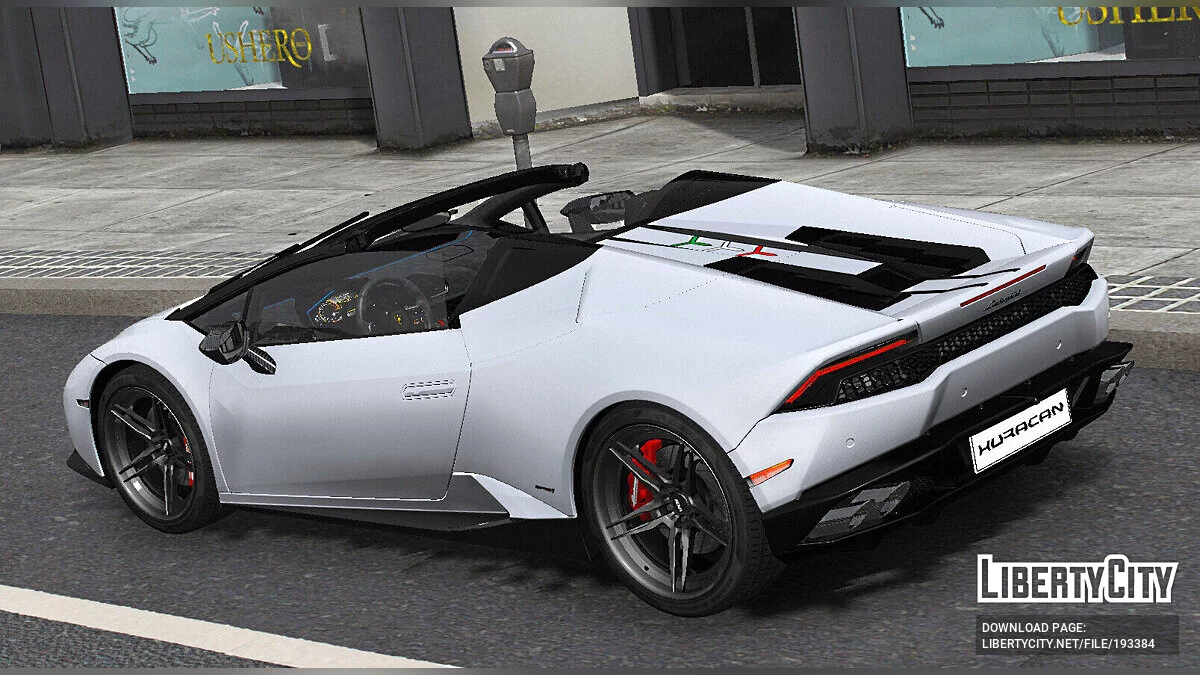 Livery de Lamborghini Huracan LP610-4 Spyder Performante / GTA 5
