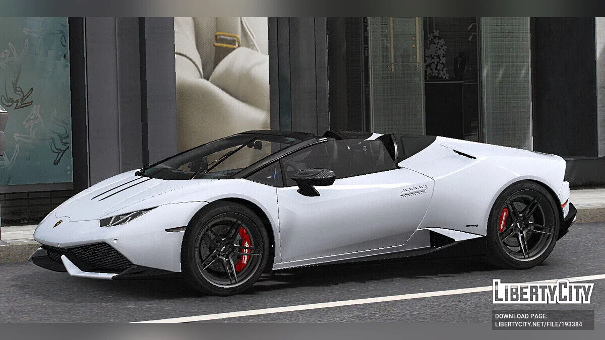 Livery de Lamborghini Huracan LP610-4 Spyder Performante / GTA 5