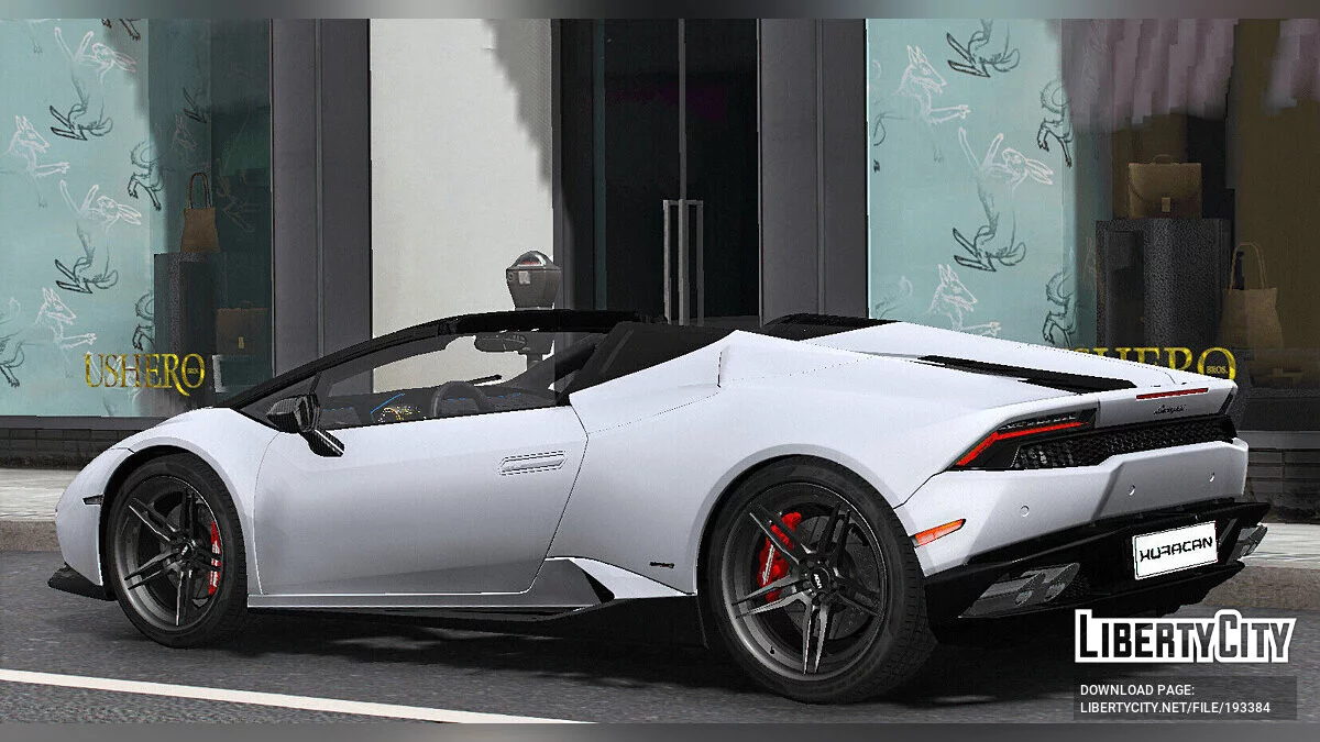 Livery de Lamborghini Huracan LP610-4 Spyder Performante / GTA 5
