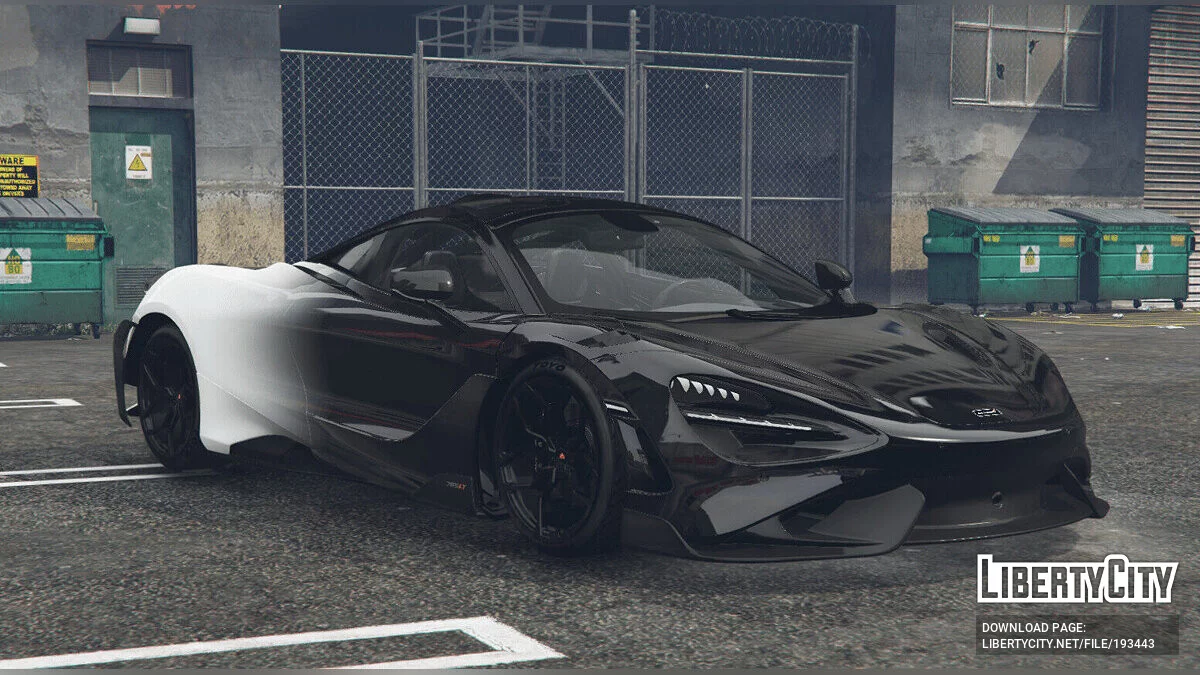McLaren 765LT Two-Tone Fade Wrap FINAL / GTA 5