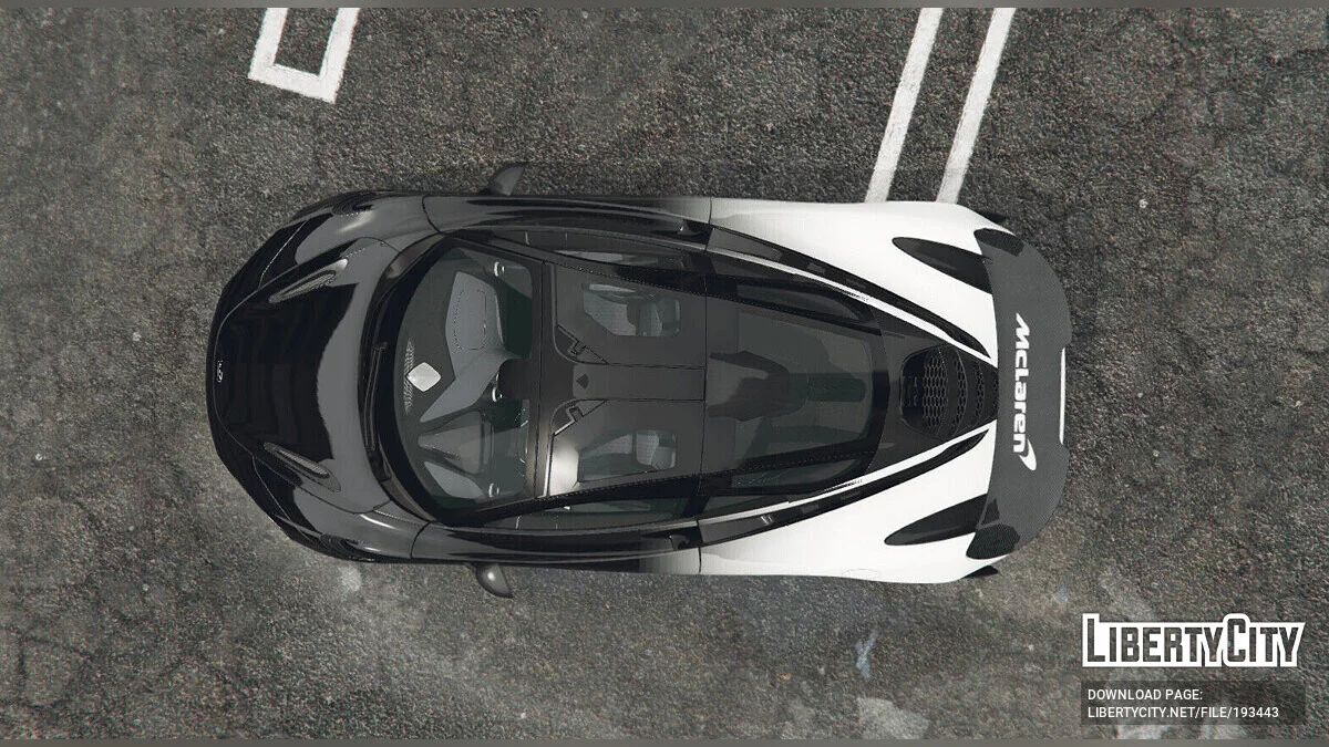 McLaren 765LT Two-Tone Fade Wrap FINAL / GTA 5