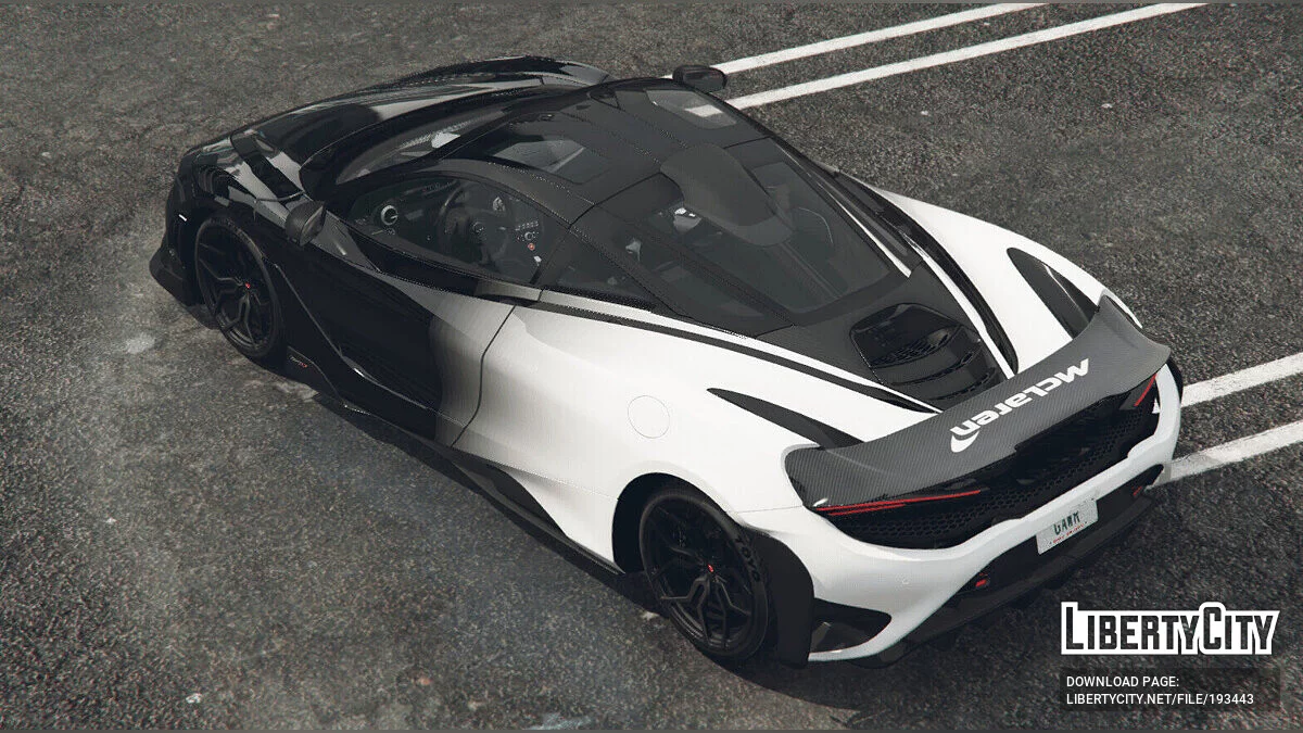 McLaren 765LT Two-Tone Fade Wrap FINAL / GTA 5
