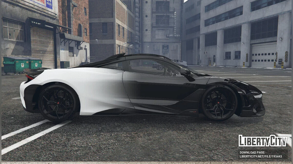 McLaren 765LT Two-Tone Fade Wrap FINAL / GTA 5
