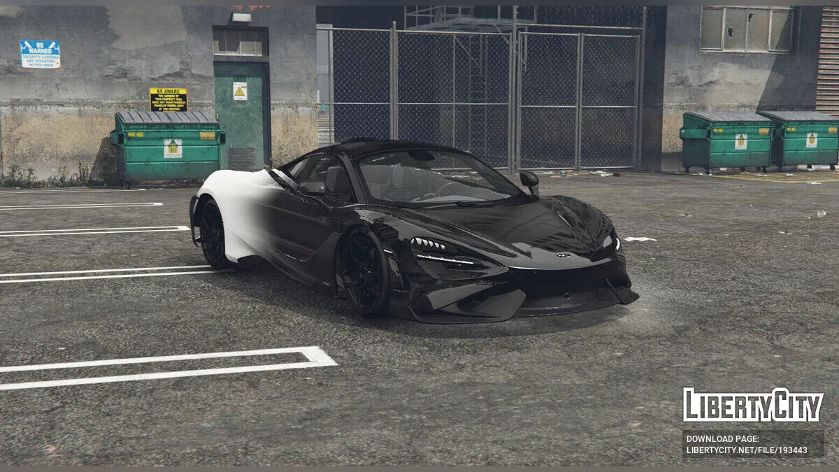 McLaren 765LT Two-Tone Fade Wrap FINAL / GTA 5