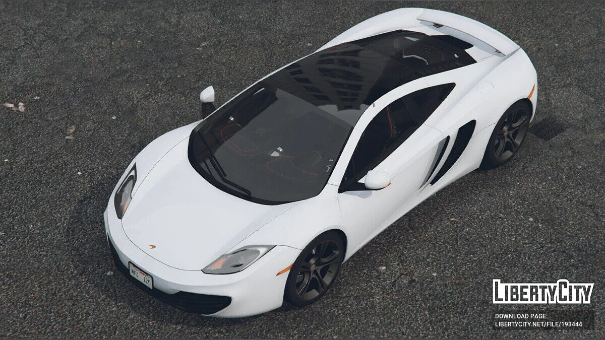 McLaren MP4-12C (Чорні деталі) FINAL / GTA 5