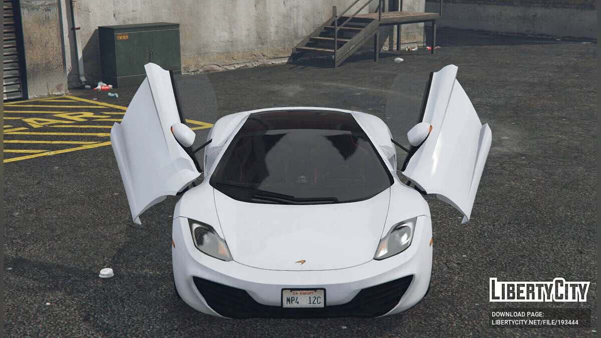 McLaren MP4-12C (Чорні деталі) FINAL / GTA 5