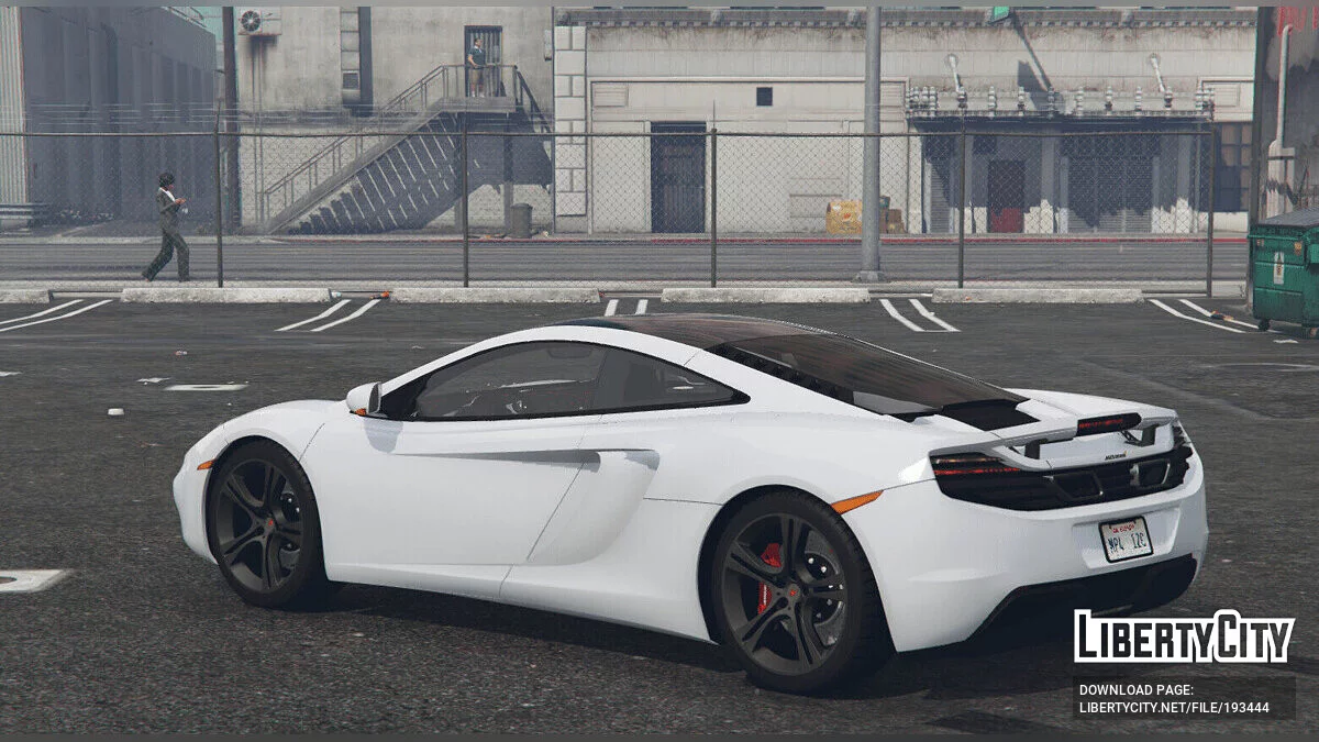 McLaren MP4-12C (Чорні деталі) FINAL / GTA 5